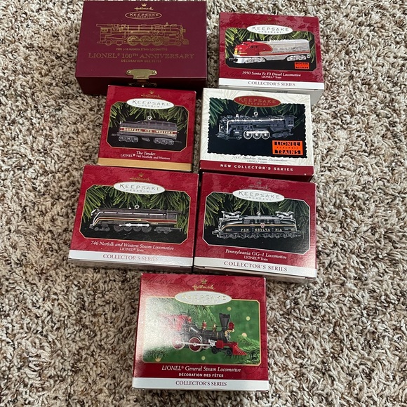 NWT hallmark train ornaments - Picture 1 of 12